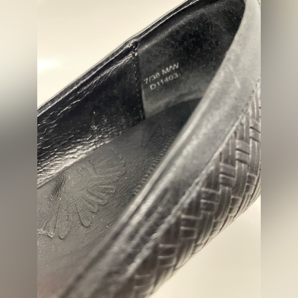 Born Ballet Flats Basketweave Womens Size 7 Black - Picture 3 of 10